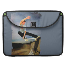 Skateboarding the Wall MacBook Pro Sleeve
