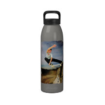 Skateboarding the Wall Drinking Bottle