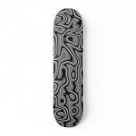 Skateboards Black & White Style Abstract Silver