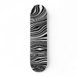 Skateboards Black White Style Wild Zebra