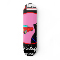 SKATEBOARDS  PIN-UP vintage 1950