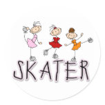Skater Girl stickers