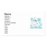 Skater Girl Tshirts and Gifts Business Card Template