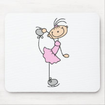 Skater In Pink Mousepad