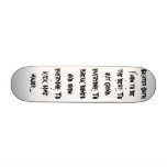 Skaters Oath: skateboards