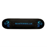 skatersollie horde blue skateboard deck