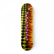 skatersollie pink toy blocks custom skate board