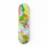 Skating across europe skateboard deck