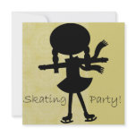 Skating Party Birthday Invitation