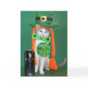 Skeezix McCat --- Cat St. Patrick's Day Card