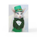 Skeezix McCat St Patrick's Day Card