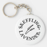 Skeffling Lavender Logo Key Chains