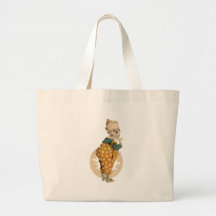 Skeletal Clown Tote Bag