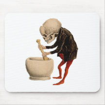 Skeletal Pharmacy Mouse Pad