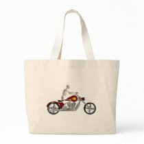 Skeleton Biker / Bike Rider: 3D Model: Bags