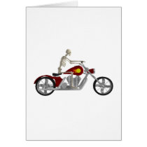 Skeleton Biker / Bike Rider: 3D Model: Cards