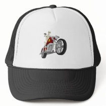 Skeleton Biker / Bike Rider: 3D Model: Hat