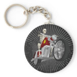 Skeleton Biker / Bike Rider: 3D Model: Keychain