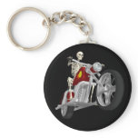 Skeleton Biker / Bike Rider: 3D Model: Keychain