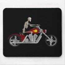 Skeleton Biker / Bike Rider: 3D Model: Mousepad