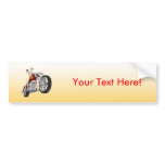 Skeleton Biker / Bike Rider: Bumper Sticker bumper stickers