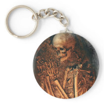 skeleton bones keychain