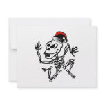 Skeleton Christmas invitations