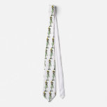 Skeleton Clown Pattern tie