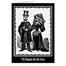 Skeleton Couple - Card (Customise)