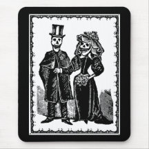 Skeleton Couple - Mousepad (Customise)