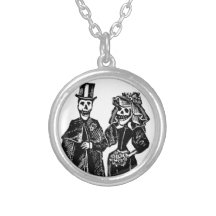Skeleton Couple - Necklace #2