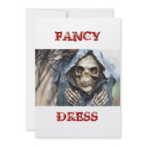 Skeleton Fancy Dress  Invitation