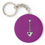 Skeleton Fish keychains