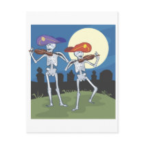 Skeleton Graveyard Post Cards