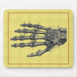 skeleton hand mousepads