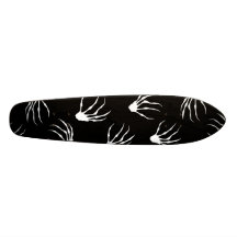 Skeleton Hands - Black Skateboard Deck