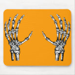 Skeleton hands mousepad