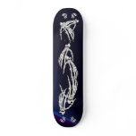 Skeleton Hands Skateboard