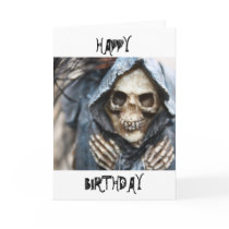 Skeleton Happy Birthday Card