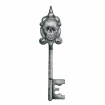 Skeleton Key 2 Keychain Sculpture