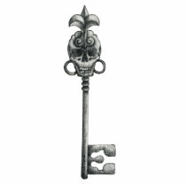 Skeleton Key 3 Keychain Sculpture