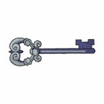 Skeleton Key embroidered shirts