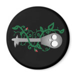 Skeleton Key Fridge Magnets