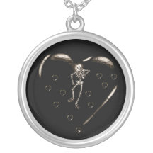 Skeleton Love Hearts Necklaces