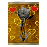 Skeleton Love Valentine Greeting Card