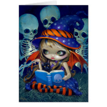 "Skeleton Magic" Greeting Card