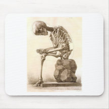 skeleton mouse pad