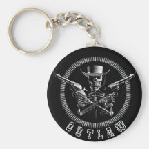 Skeleton Outlaw Key Rings Key Chain