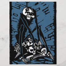 Skeleton Pile Flyer Design