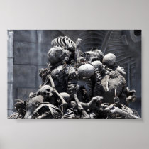 Skeleton Pile Poster